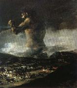 Francisco Goya The Colossus or Panic Spain oil painting artist